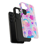 Pastel Goth Kawaii Graveyard Tough Phone Case LavenderCeleste