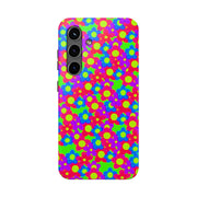 Retro Kawaii Bright Floral Pattern Tough Phone Case