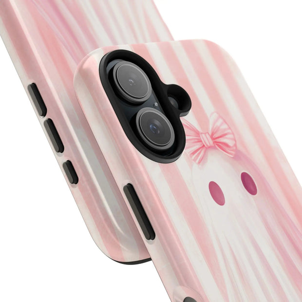 Pink Coquette Ghost Tough Phone Case - LavenderCeleste