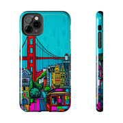 San Francisco Pop Art Colorful City Tough Phone Case LavenderCeleste
