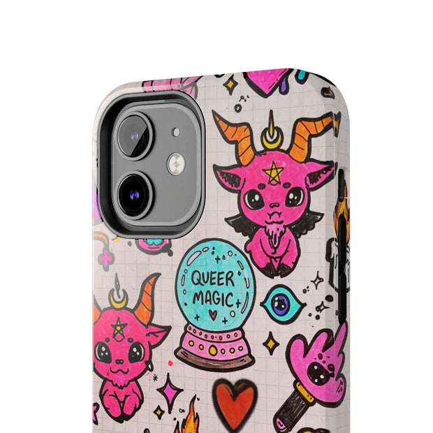 Queer Magic Pride Witchcore Tough Phone Case LavenderCeleste