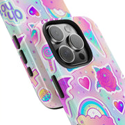 Pastel Goth Kawaii Graveyard Tough Phone Case LavenderCeleste