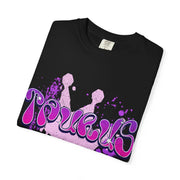Taurus Queen Y2K Bubble Letter Comfort Colors Tee LavenderCeleste