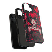 Kawaii Gothpunk Red Heart Tough Phone Case