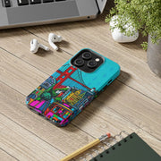 San Francisco Pop Art Colorful City Tough Phone Case LavenderCeleste