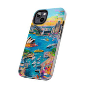 Sydney Collage Skyline Art Tough Phone Case LavenderCeleste