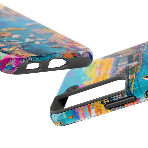 Sydney Collage Skyline Art Tough Phone Case LavenderCeleste