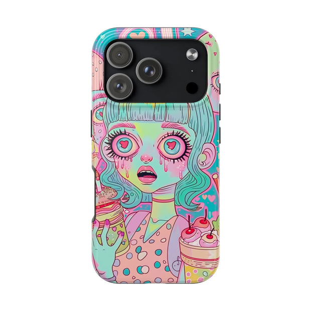 Kawaii Diner Zombies Pastel Chaos Tough Phone Case