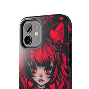 Kawaii Gothpunk Red Heart Tough Phone Case