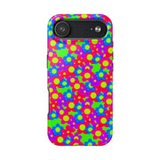 Retro Kawaii Bright Floral Pattern Tough Phone Case