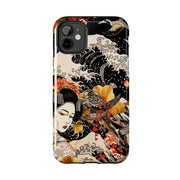 Golden Geisha Wave Japanese Art Tough Phone Case