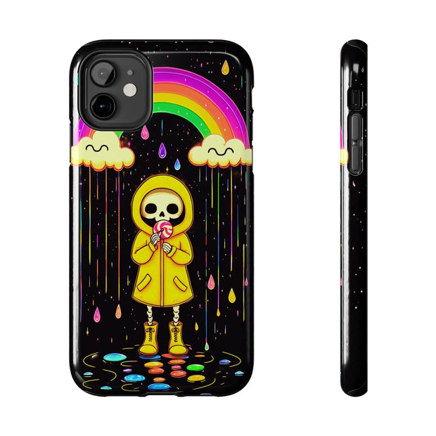 Rainbow Skeleton Lollipop Tough Phone Case LavenderCeleste