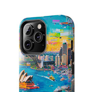 Sydney Collage Skyline Art Tough Phone Case LavenderCeleste