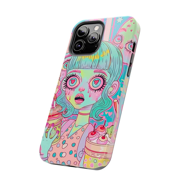 Kawaii Diner Zombies Pastel Chaos Tough Phone Case