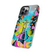 Rio de Janeiro Neon Pop Art Tough Phone Case LavenderCeleste