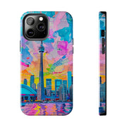 Toronto Pop Art Collage Skyline Tough Phone Case LavenderCeleste