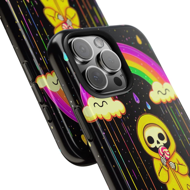 Rainbow Skeleton Lollipop Tough Phone Case LavenderCeleste