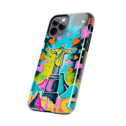 Rio de Janeiro Neon Pop Art Tough Phone Case LavenderCeleste