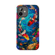 Vibrant Koi Pond Pop Art Tough Phone Case