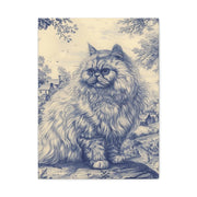 Persian Cat Canvas by Jouy Matte Canvas Art LavenderCeleste