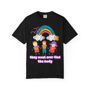 They Won’t Ever Find The Body Funny Comfort Colors Tee LavenderCeleste