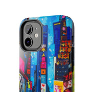 Times Square NYC Pop Art Tough Phone Case LavenderCeleste