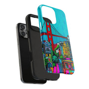 San Francisco Pop Art Colorful City Tough Phone Case LavenderCeleste