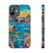 Sydney Collage Skyline Art Tough Phone Case LavenderCeleste