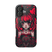 Kawaii Gothpunk Red Heart Tough Phone Case