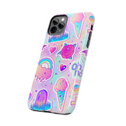 Pastel Goth Kawaii Graveyard Tough Phone Case LavenderCeleste