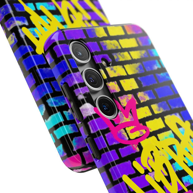Libra Graffiti Wall Tough Phone Case – Vibrant Zodiac Street Art Design
