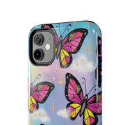 Retro Pop Art Butterfly Sky Tough Phone Case
