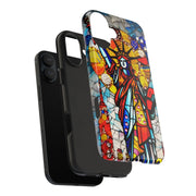 Statue of Liberty Mosaic Art Tough Phone Case LavenderCeleste