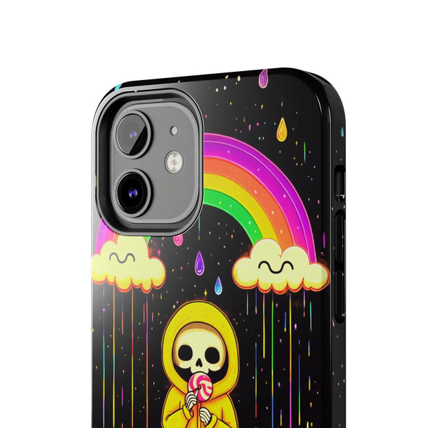 Rainbow Skeleton Lollipop Tough Phone Case LavenderCeleste