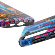 Times Square NYC Pop Art Tough Phone Case LavenderCeleste