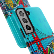 San Francisco Pop Art Colorful City Tough Phone Case LavenderCeleste