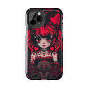 Kawaii Gothpunk Red Heart Tough Phone Case