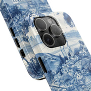 San Francisco Toile de Jouy Scenic Tough Phone Case LavenderCeleste