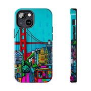San Francisco Pop Art Colorful City Tough Phone Case LavenderCeleste