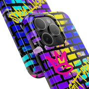 Sagittarius Graffiti Wall Zodiac Tough Phone Case LavenderCeleste