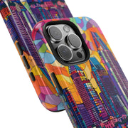 San Diego Skyline Pop Art Tough Phone Case LavenderCeleste