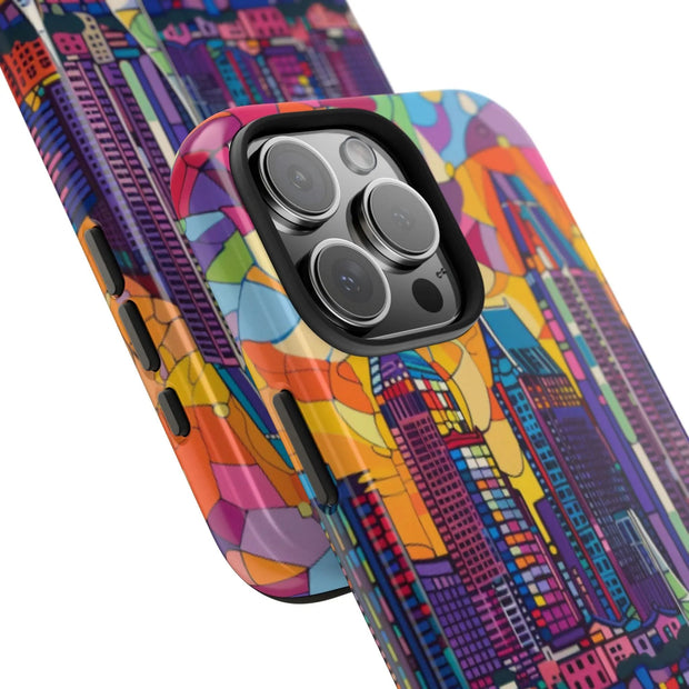 San Diego Skyline Pop Art Tough Phone Case LavenderCeleste