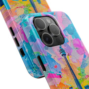 Toronto Pop Art Collage Skyline Tough Phone Case LavenderCeleste