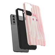 Pink Coquette Ghost Tough Phone Case - LavenderCeleste