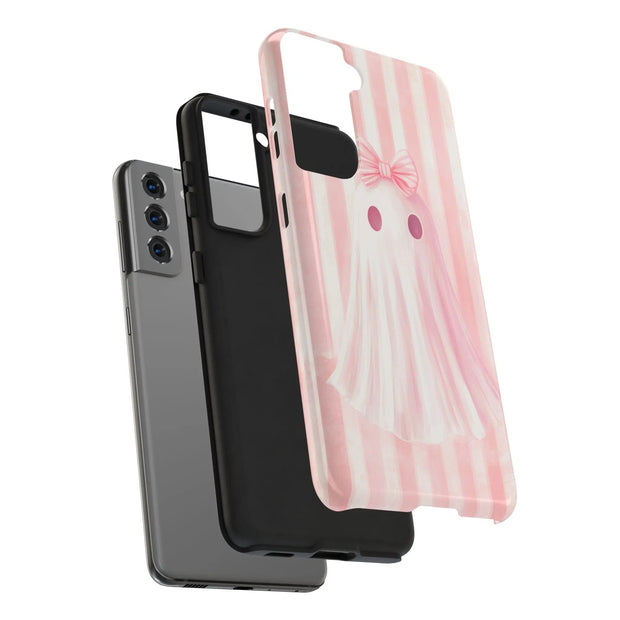 Pink Coquette Ghost Tough Phone Case - LavenderCeleste