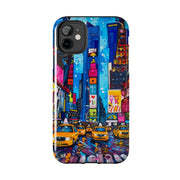 Times Square NYC Pop Art Tough Phone Case LavenderCeleste