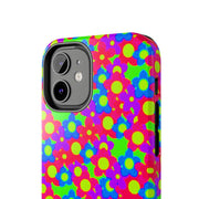 Retro Kawaii Bright Floral Pattern Tough Phone Case