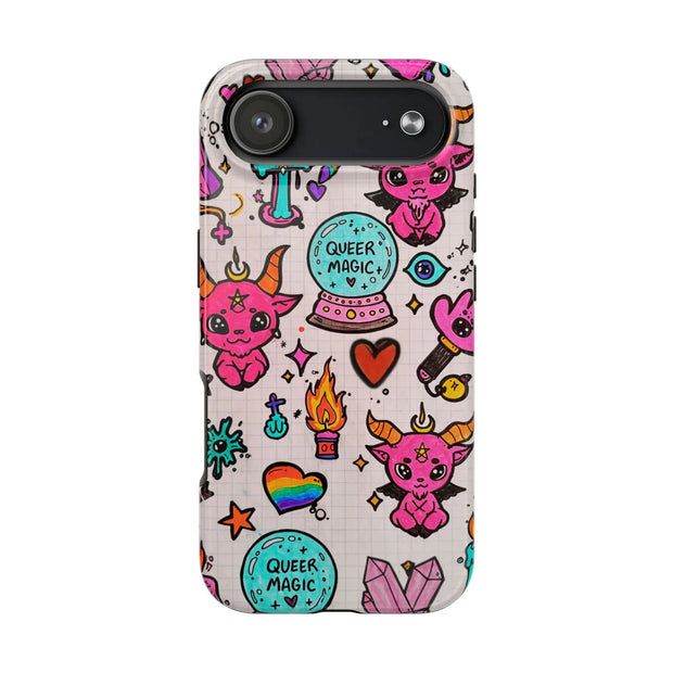 Queer Magic Pride Witchcore Tough Phone Case LavenderCeleste