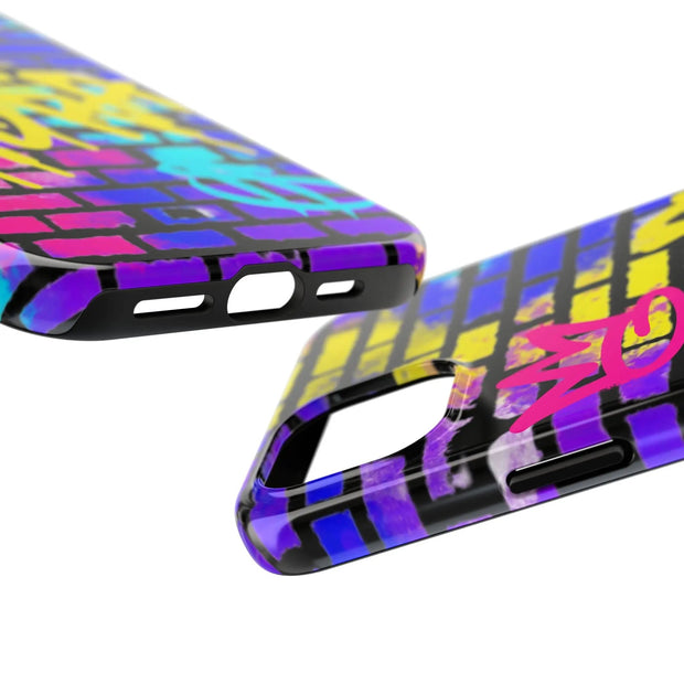 Libra Graffiti Wall Tough Phone Case – Vibrant Zodiac Street Art Design