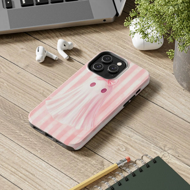 Pink Coquette Ghost Tough Phone Case LavenderCeleste